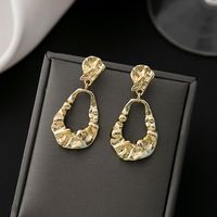 1 Pair Vintage Style Geometric Plating Alloy Gold Plated Drop Earrings main image 3