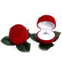 Simple Style Flower Plastic Valentine's Day Jewelry Boxes main image 4