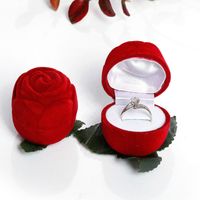 Simple Style Flower Plastic Valentine's Day Jewelry Boxes main image 2
