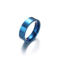 Basic Modern Style Solid Color Stainless Steel Plating Unisex Rings main image 2