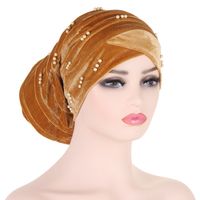 Mujeres Básico Color Sólido Sin Alero Sombrero De Beanie sku image 5