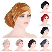 Women's Basic Solid Color Eaveless Beanie Hat main image 1