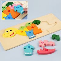 Puzzles Toddler(3-6years) Animal Wood Toys main image 5