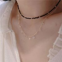 Estilo Simple Artístico Estrella Forma De Corazón Alas Acero Cobre Embutido Ópalo Cascarón Circón Collar Colgante sku image 24