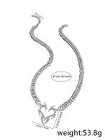 Casual Hip-Hop Modern Style Heart Shape 304 Stainless Steel Ferroalloy Unisex Pendant Necklace main image 5