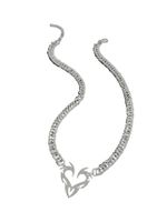 Casual Hip-Hop Modern Style Heart Shape 304 Stainless Steel Ferroalloy Unisex Pendant Necklace main image 3