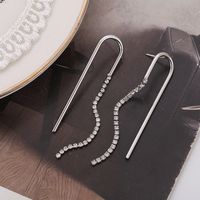 1 Pair Vintage Style U Shape Plating Alloy Drop Earrings sku image 2