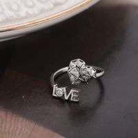 Simple Style Geometric Copper 18k Gold Plated Silver Plated Rhinestones Adjustable Ring In Bulk sku image 2