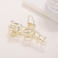 Women's Elegant Simple Style Rose Alloy Plating Hair Claws main image 3