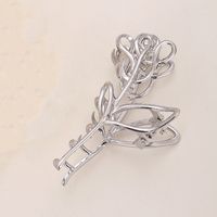 Women's Elegant Simple Style Rose Alloy Plating Hair Claws main image 4