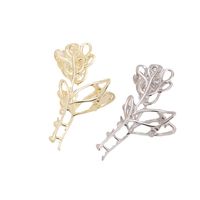 Women's Elegant Simple Style Rose Alloy Plating Hair Claws main image 5