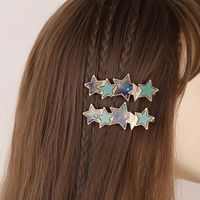 Women's Simple Style Star Alloy Plating Hair Clip main image 1