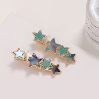 Women's Simple Style Star Alloy Plating Hair Clip main image 5
