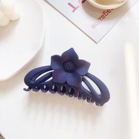 Women's Simple Style Flower Plastic Hair Claws sku image 2