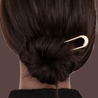 Women's Vintage Style U Shape Alloy Plating Hairpin main image 3