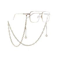 Simple Style Solid Color Metal Unisex Glasses Chain main image 1