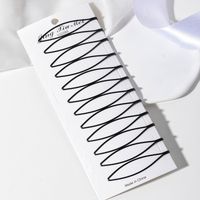 Women's Simple Style Geometric Solid Color Metal Plating Hair Clip sku image 1