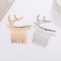 Women's Sweet Antlers Metal Plating Insert Comb main image 1