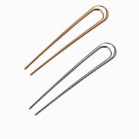 Women's Simple Style U Shape Alloy Plating Hairpin main image 6
