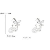 1 Pair Sweet Bow Knot Copper Ear Studs main image 8