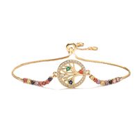 Simple Style Commute Bc1035 Lucky Tree Copper 18k Gold Plated Zircon Bracelets In Bulk main image 5