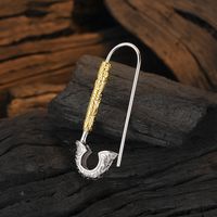 Casual Paper Clip Sterling Silver Plating Women's Brooches main image 1