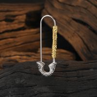 Casual Paper Clip Sterling Silver Plating Women's Brooches main image 5