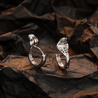 1 Pair Casual Animal Plating Inlay Sterling Silver Zircon White Gold Plated Earrings main image 4