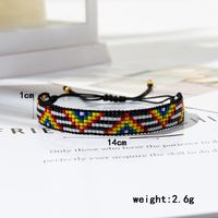 Ig Style Ethnic Style Geometric Glass Handmade Unisex Bracelets main image 4