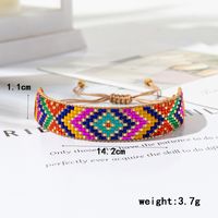 Ig Style Ethnic Style Geometric Glass Handmade Unisex Bracelets main image 3