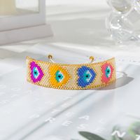 Ig Style Ethnic Style Heart Shape Eye Glass Handmade Unisex Bracelets sku image 3