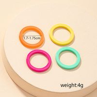 Wholesale Fashion Colorful Resin Ring Set main image 7