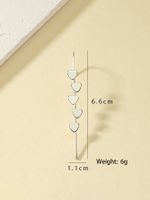 Simple Style Artistic Heart Shape Alloy Plating Women's Earrings main image 7