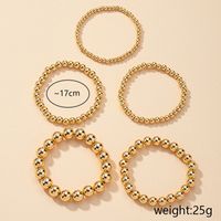 Style Simple Géométrique Alliage Placage Pas D'incrustation Unisexe Bracelets main image 7