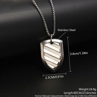Hip-Hop Punk Simple Style Heart Shape 304 Stainless Steel Plating Unisex main image 4