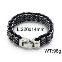 Punk Classic Style Geometric Titanium Steel Women's Bracelets sku image 1