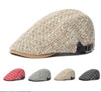 Unisex Simple Style Color Block Flat Eaves Beret Hat main image 6