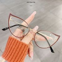 Simple Style Classic Style Color Block Ac Butterfly Frame Full Frame Optical Glasses main image 3