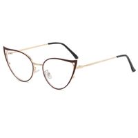 Simple Style Classic Style Color Block Ac Butterfly Frame Full Frame Optical Glasses sku image 2
