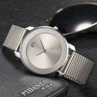 Business Solid Color One Piece Buckle Electronic Men's Watches main image 3