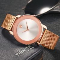 Business Solid Color One Piece Buckle Electronic Men's Watches main image 1