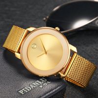 Business Solid Color One Piece Buckle Electronic Men's Watches sku image 2