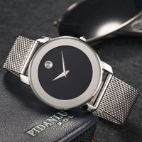 Business Solid Color One Piece Buckle Electronic Men's Watches sku image 5
