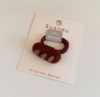 Kid's Cartoon Style Cookies Roasted Sausage Donuts Felt Hair Clip sku image 1