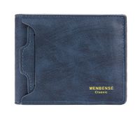 Men's Solid Color Pu Leather Open Small Wallets sku image 1