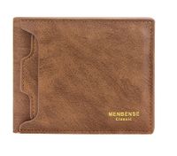 Men's Solid Color Pu Leather Open Small Wallets sku image 4