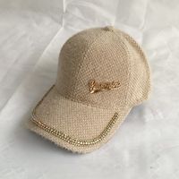 Women's Elegant Solid Color Curved Eaves Baseball Cap sku image 4