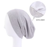 Women's Lady Simple Style Solid Color Eaveless Beanie Hat main image 2