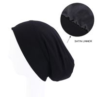Women's Lady Simple Style Solid Color Eaveless Beanie Hat sku image 4