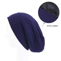 Women's Lady Simple Style Solid Color Eaveless Beanie Hat sku image 9